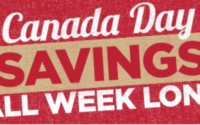 Canada Day Savings All Week Long