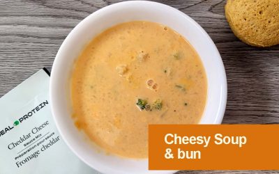 Lunch – Cheesy Soup & Bun